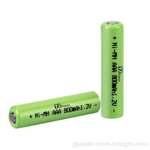 AAA 1.2V NiMH Batteries with 800mAh Capacity for Power Tools